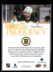 2025-26 Upper Deck Overtime Hockey Proficiency #P-2 Pavel Zacha (2)