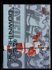 2025-26 Upper Deck Overtime Hockey Down the Line #DTL-8 Dylan Larkin
