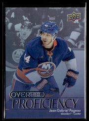 2025-26 Upper Deck Overtime Hockey Overtime Proficiency Jean-Gabriel Pageau