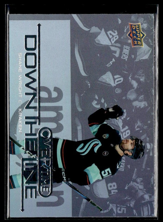 2025-26 Upper Deck Overtime Hockey Down the Line #DTL-16 Shane Wright