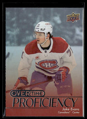 2025-26 Upper Deck Overtime Hockey Overtime Proficiency #P-15 Jake Evans