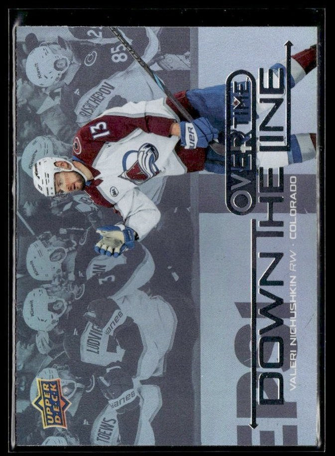 2025-26 Upper Deck Overtime Hockey Down the Line #DTL-6 Valeri Nichushkin