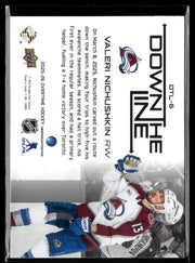 2025-26 Upper Deck Overtime Hockey Down the Line #DTL-6 Valeri Nichushkin (2)