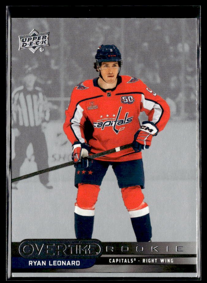 2025-26 Upper Deck Overtime Hockey Overtime Rookie #88 Ryan Leonard