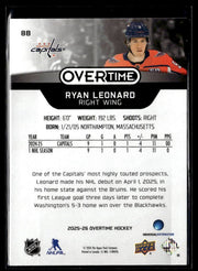 2025-26 Upper Deck Overtime Hockey Overtime Rookie #88 Ryan Leonard (2)