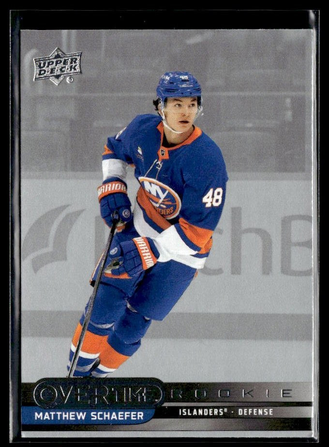 2025-26 Upper Deck Overtime Hockey #96 Matthew Schaefer