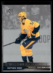 2025-26 Upper Deck Overtime Hockey #91 Matthew Wood RC