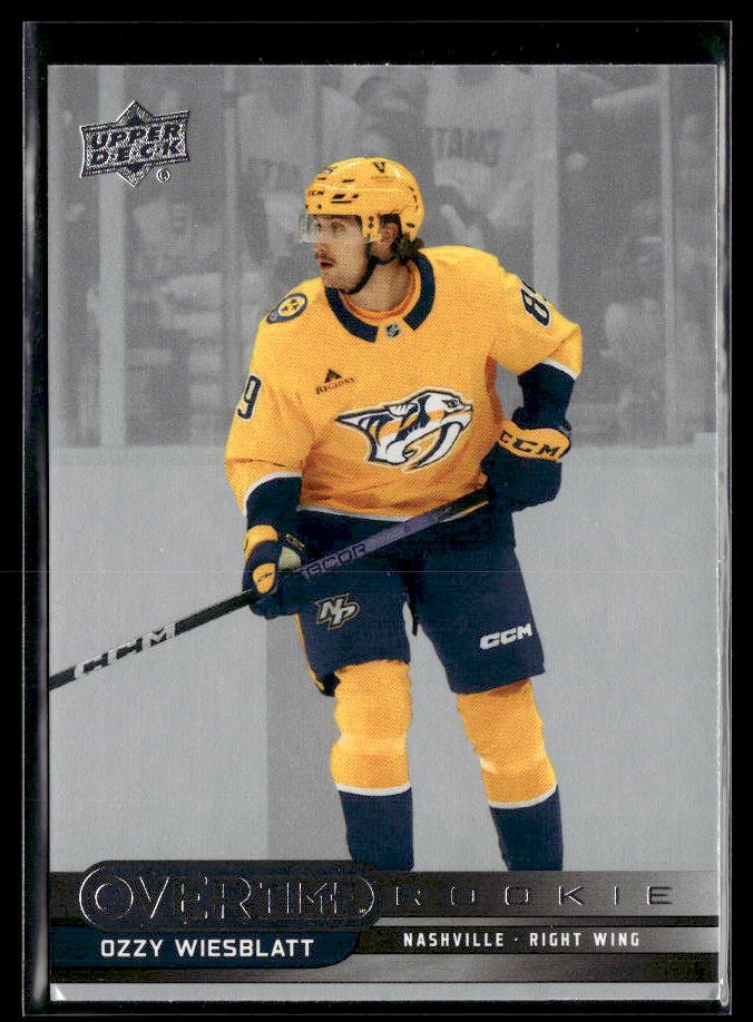 2025-26 Upper Deck Overtime Hockey Rookie #76 Ozzy Wiesblatt