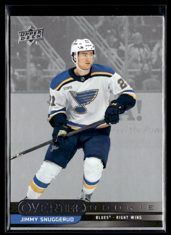 2025-26 Upper Deck Overtime Hockey Overtime Rookie #87 Jimmy Snuggerud