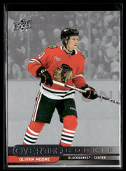 2025-26 Upper Deck Overtime Hockey Overtime Rookie #86 Oliver Moore