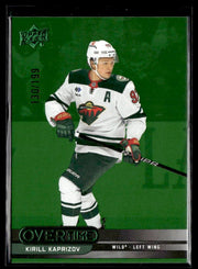 2025-26 Upper Deck Overtime Hockey Green Foil #33 Kirill Kaprizov /199