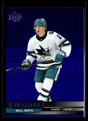 2025-26 Upper Deck Overtime Hockey Purple Foil #41 Will Smith /25
