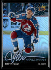 2026-27 Upper Deck Series 1 Hockey Vibe Check #VC-7 Martin Necas