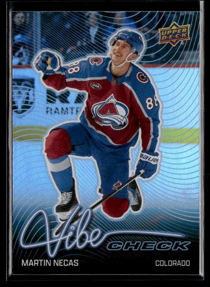 2026-27 Upper Deck Series 1 Hockey Vibe Check #VC-7 Martin Necas