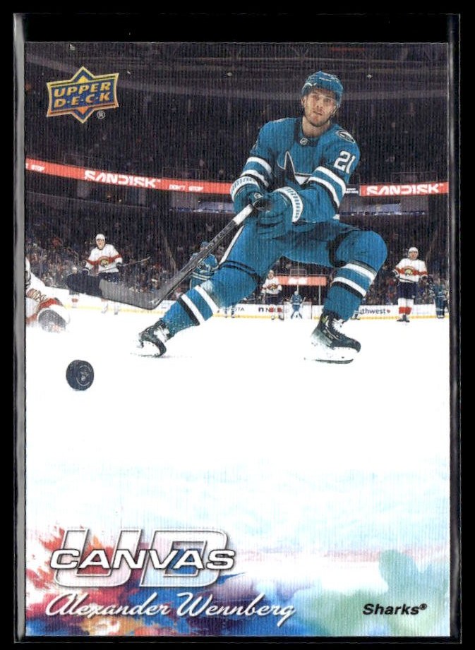 2026-27 Upper Deck Series 1 Hockey Canvas #C-68 Alexander Wennberg