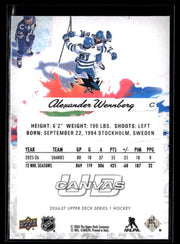 2026-27 Upper Deck Series 1 Hockey Canvas #C-68 Alexander Wennberg (2)