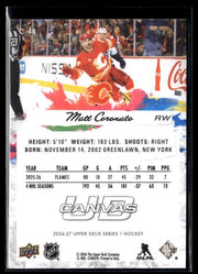 2026-27 Upper Deck Series 1 Hockey Canvas #C-44 Matt Coronato (2)