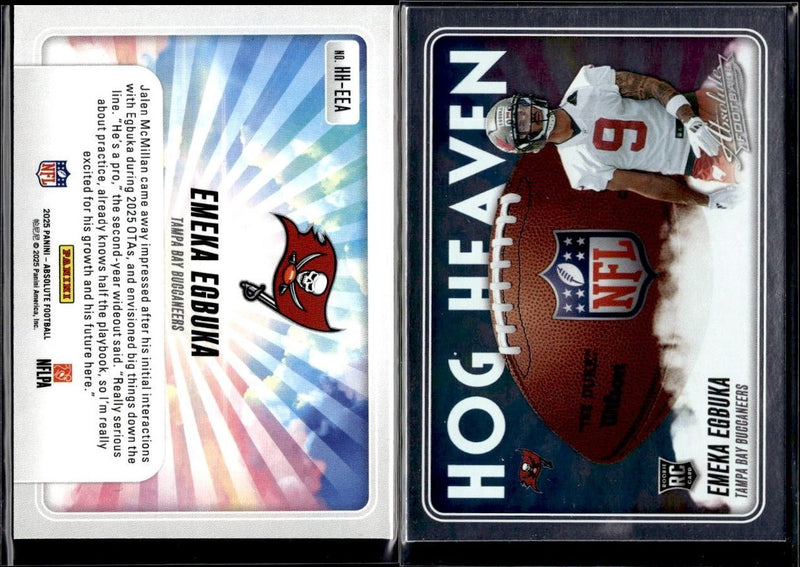 2025 Panini Absolute Football Hog Heaven #HH-EEA Emeka Egbuka RC