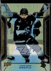 2023-24 Upper Deck Trilogy Hockey Gold Auto #66 Jordan Eberle