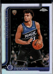 2025-26 Topps Chrome Basketball Refractor Rookie #182 Noah Penda RC