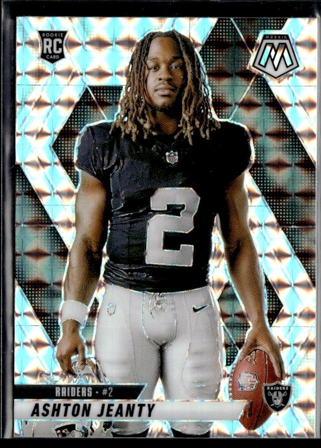 2025 Panini Mosaic Football Variation Rookie Prizm #287 Ashton Jeanty RC