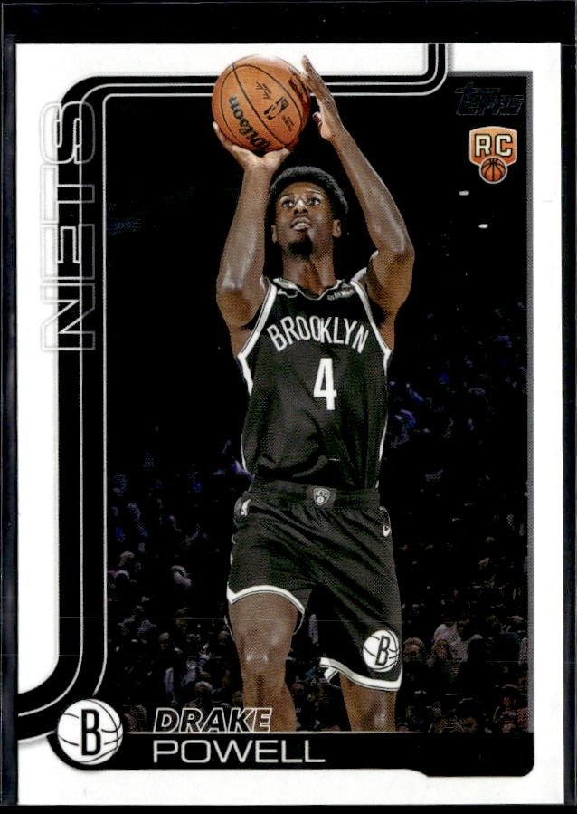 2025-26 Topps Flagship Basketball Base Rookie #222 Drake Powell RC
