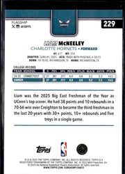 2025-26 Topps Flagship Basketball Rookie Base #229 Liam McNeeley RC (2)