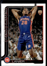 2025-26 Topps Flagship Basketball Base Rookie #238 Chaz Lanier RC