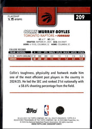 2025-26 Topps Flagship Basketball Base Rookie #209 Collin Murray-Boyles RC (2)