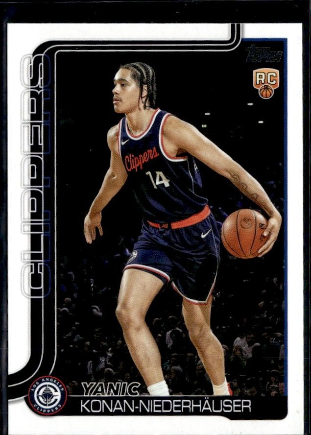 2025-26 Topps Flagship Basketball Base Rookie #230 Yanic Konan-Niederhäuser RC