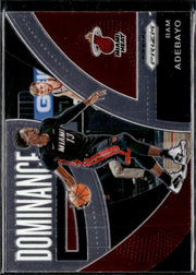 2021-22 Panini Prizm Basketball Dominance #1 Bam Adebayo