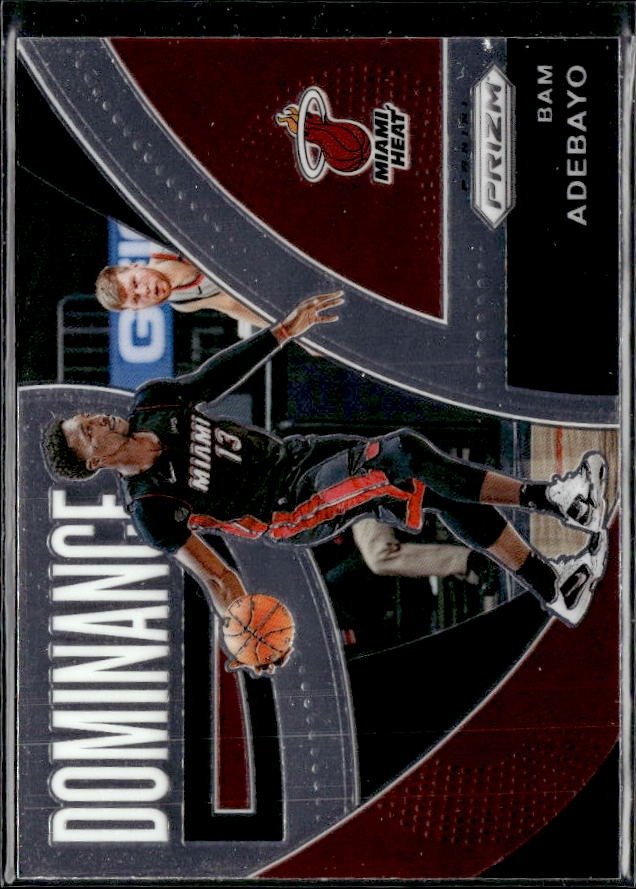 2021-22 Panini Prizm Basketball Dominance #1 Bam Adebayo