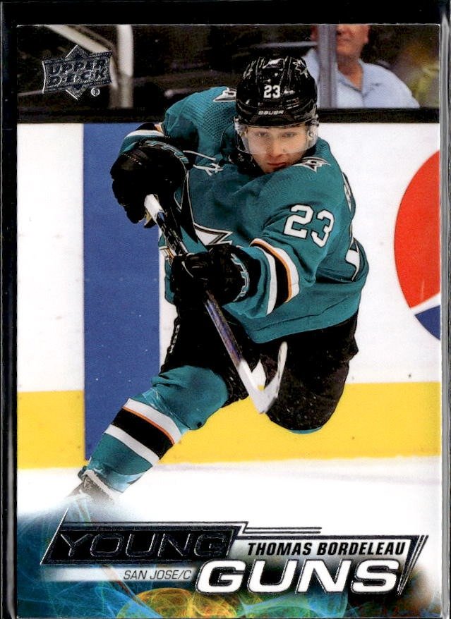 2022-23 Upper Deck Series 1 Hockey Young Guns #210 Thomas Bordeleau