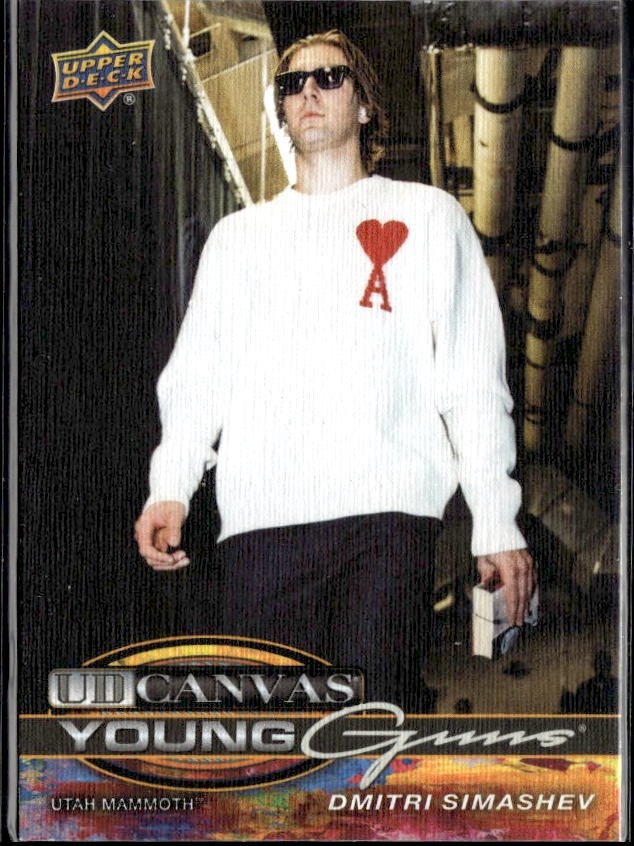 2025-26 Upper Deck Series 2 Hockey Canvas Young Guns Dmitri Simashev RC