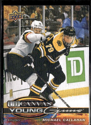 2025-26 Upper Deck Series 1 Hockey UD Canvas Young Guns #C-114 Michael Callahan
