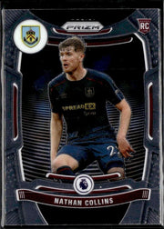 2021-22 Panini Prizm Premier League Soccer Silver Prizm #66 Nathan Collins RC