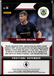 2021-22 Panini Prizm Premier League Soccer Silver Prizm #66 Nathan Collins RC (2)