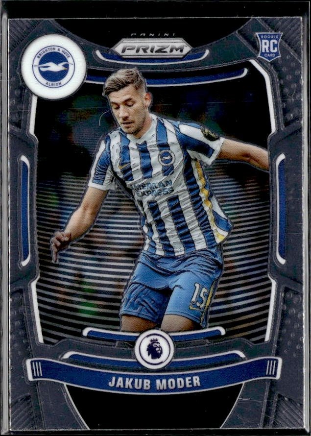 2021-22 Panini Prizm Premier League Soccer Base Rookie #191 Jakub Moder RC