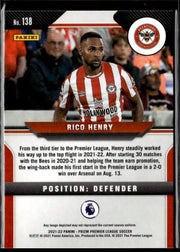 2021-22 Panini Prizm Premier League Soccer Base Rookie #138 Rico Henry RC (2)