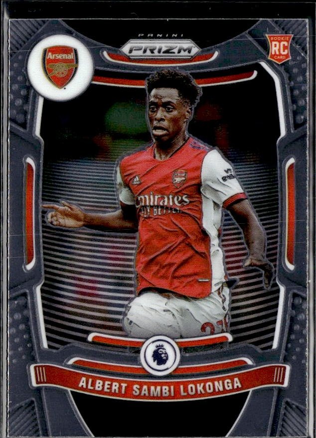2021-22 Panini Prizm Premier League Soccer Rookie #207 Albert Sambi Lokonga RC