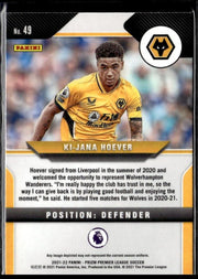 2021-22 Panini Prizm Premier League Soccer Silver Prizm #49 Ki-Jana Hoever (2)