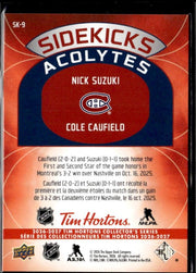 2026-27 UD Tim Hortons Hockey Sidekicks Acolytes Nick Suzuki / Cole Caufield (2)