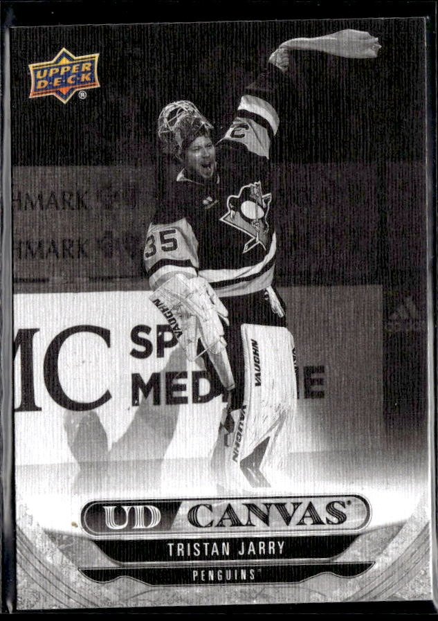 2024-25 Upper Deck Series 2 Hockey Black & White Canvas Tristan Jarry