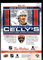 2026-27 UD Tim Hortons Collector's Series Sensational Celly's Carter Verhaeghe (2)