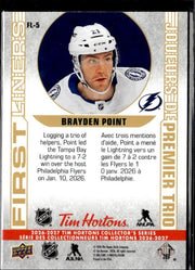 2026-27 UD Tim Hortons Collector's Series Hockey First Liners Brayden Point (2)