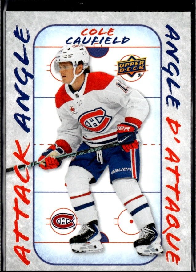 2026-27 Upper Deck Tim Hortons Hockey Attack Angle #AA-7 Cole Caufield