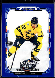 2025-26 O-Pee-Chee Hockey 4 Nations Face-Off Blue #S11 Joel Eriksson Ek