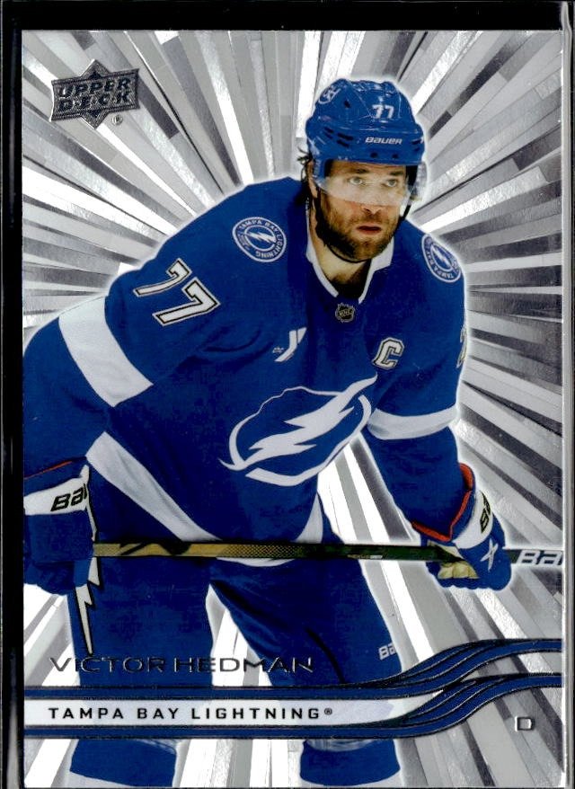 2025-26 Upper Deck Series 2 Hockey Outburst #412 Victor Hedman