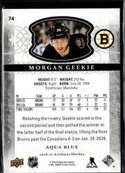 2026-27 Upper Deck Artifacts Hockey Aqua Blue #74 Morgan Geekie (2)