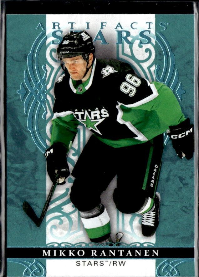 2026-27 Upper Deck Artifacts Hockey Stars Aqua Blue #107 Mikko Rantanen